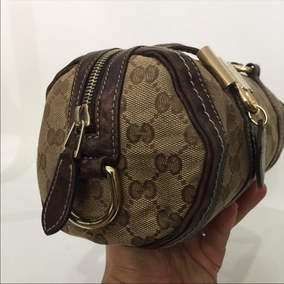 Gucci ebony monogram Mini Duchessa Boston Bag - Picture 5 of 15